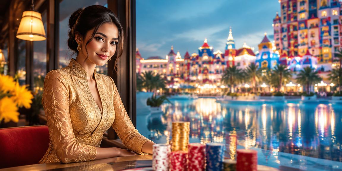 Hiburan kasino Malaysia dengan gaya kebaya dan antara muka pertaruhan moden